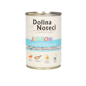 DOLINA NOTECI PREMIUM JUNIOR BOGATA W JAGNIĘCINĘ 400G