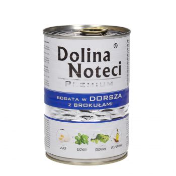 DOLINA NOTECI PREMIUM BOGATA W DORSZA Z BROKUŁAMI 400G