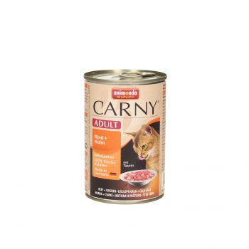 ANIMONDA CARNY PUSZKA 400G KOT WOŁOWINA/KURCZAK 83719