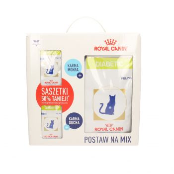 ROYAL CANIN CAT DIABETIC 1,5 KG + 12 SASZETEK ZA 50%