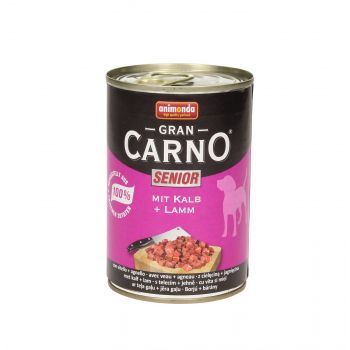 ANIMONDA GRANCARNO PUSZKA 400G SENIOR WOŁOWINA/JAGNIĘCINA 82737