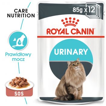 ROYAL CANIN Urinary Care sosie karma mokra w sosie dla kotów dorosłych, ochrona dolnych dróg moczowych 85 G