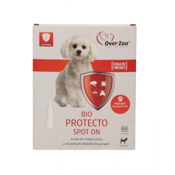 OVER ZOO BIO PROTECTO SPOT ON DLA PSÓW MAŁYCH 4 X 1 ML