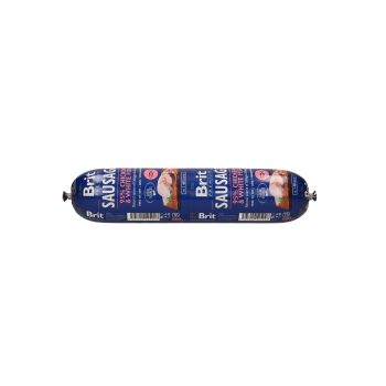 BRIT SAUSAGE CHICKEN & WHITE FISH 800G