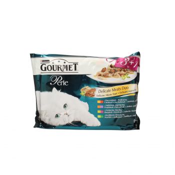 GOURMET PERLE SASZETKA 4X85G DUET MIĘSNY 12486373