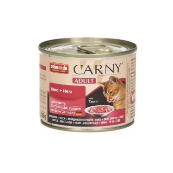 ANIMONDA CARNY PUSZKA 200G KOT WOŁOWINA/SERCA 83704