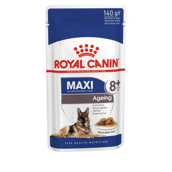 ROYAL CANIN MAXI AGEING KARMA MOKRA W SOSIE DLA PSÓW DOJRZAŁYCH PO 8 ROKU ŻYCIA, RAS DUŻYCH 140 G