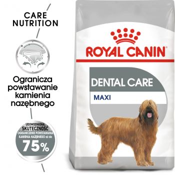 ROYAL CANIN CCN MAXI DENTAL CARE KARMA SUCHA DLA PSÓW DOROSŁYCH, RAS DUŻYCH, REDUKUJĄCA POWSTAWANIE KAMIENIA NAZĘBNEGO 3 KG