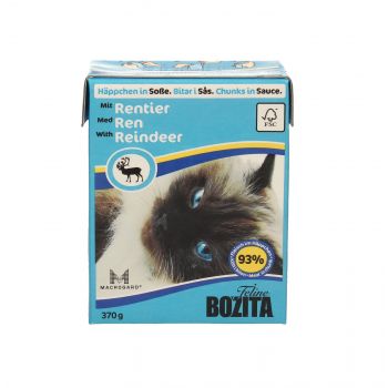 BOZITA FELINE KARTONIK 370G KAWAŁKI W SOSIE Z RENIFEREM 4930