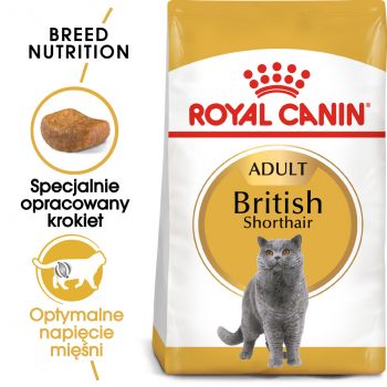 ROYAL CANIN BRITISH SHORTHAIR KARMA SUCHA DLA KOTÓW DOROSŁYCH RASY BRYTYJSKI KRÓTKOWŁOSY 10 KG