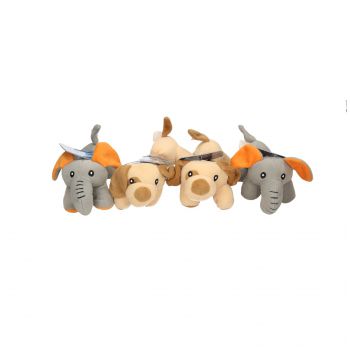 TRIXIE ZABAWKA DLA PSA PLUSZOWA ZE SZNURKIEM ZESTAW 4SZT. 3582