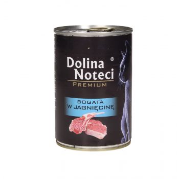 DOLINA NOTECI PREMIUM KOT PUSZKA 400G BOGATA W JAGNIĘCINĘ