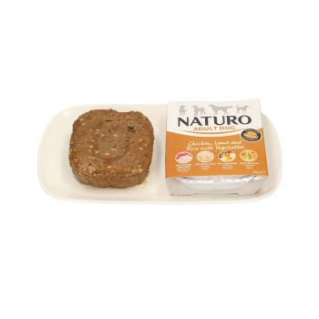NATURO KURCZAK I JAGNIĘCINA Z RYŻEM I WARZYWAMI 400G