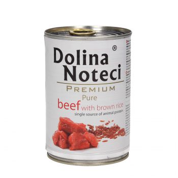 DOLINA NOTECI PREMIUM PURE WOŁOWINA Z RYŻEM 400G