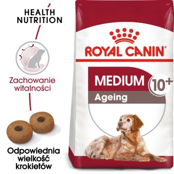 ROYAL CANIN Medium Ageing karma sucha dla psów dojrzałych po 10 roku życia, ras średnich 15 KG