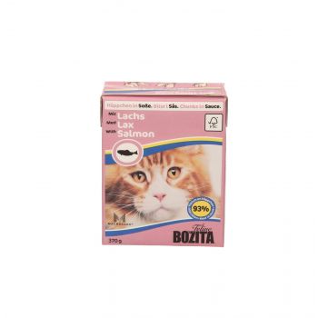 BOZITA FELINE KARTONIK 370G KAWAŁKI W SOSIE Z ŁOSOSIEM 4933