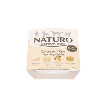 NATURO SENIOR - INDYK Z RYŻEM I WARZYWAMI 400G