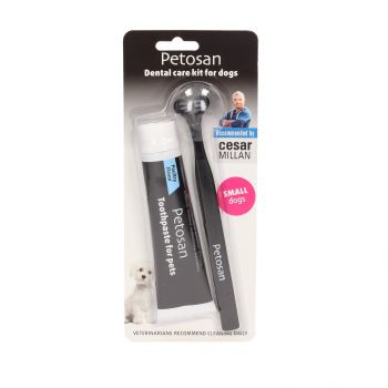 PETOSAN ZESTAW SZCZOTECZKA I PASTA DLA PSÓW DO 6KG
