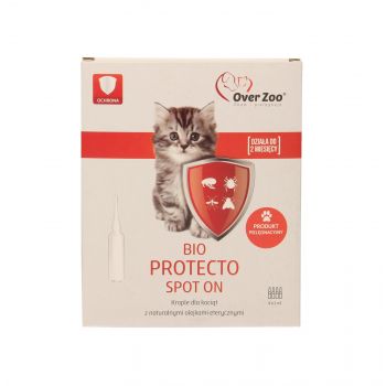 OVER ZOO BIO PROTECTO SPOT ON DLA KOCIĄT 4 X 1 ML