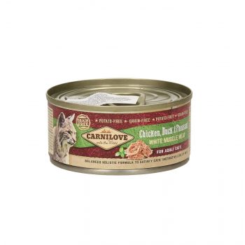 CARNILOVE KOT PUSZKA 100G ADULT CHICKEN,DUCK&PHEASANT