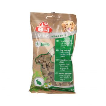 8IN1 PRZYSMAK MINIS KRÓLIK Z ZIOŁAMI 100G  T122760