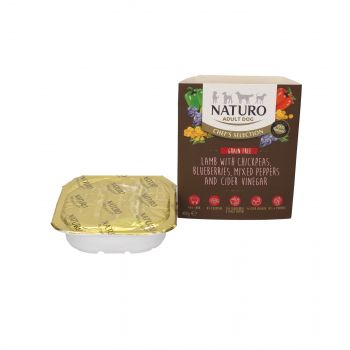 NATURO CHEF'S JAGNIĘCINA Z CIECIERZYCĄ,JAGODAMI,PAPRYKĄ,OCTEM JABŁKOWYM 400G