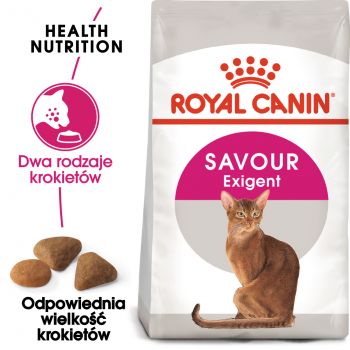 ROYAL CANIN Exigent Savour Sensation karma sucha dla kotów dorosłych, wybrednych, kierujących się teksturą krokieta 10 KG