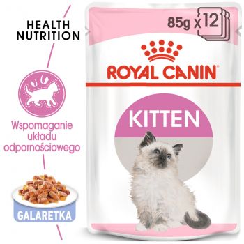 ROYAL CANIN Kitten Instinctive w galaretce karma mokra w galaretce dla kociąt do 12 miesiąca życia 85 G