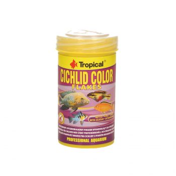 TROPICAL CICHLID COLOR FLAKES 100 ML  77153