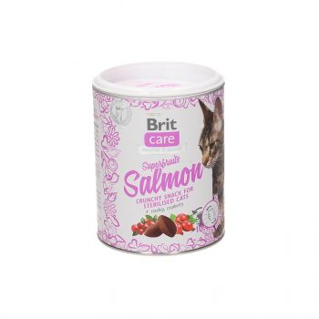 BRIT CARE CAT SNACK SUPERFRUITS SALMON 100G