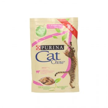 CAT CHOW SASZETKA 85G JAGNIĘCINA/ZIELONA FASOLA W GALARETCE 85G 12531479