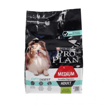 PRO PLAN OPTI ADULT MEDIUM SENSITIVE DIGESTION JAGNIĘCINA 3KG 12554674