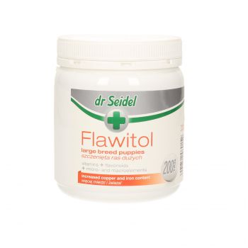 FLAWITOL DLA SZCZENIĄT DUŻYCH RAS  200 TAB.
