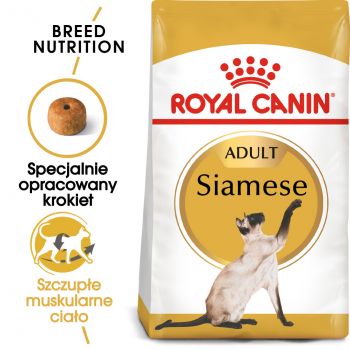 ROYAL CANIN SIAMESE ADULT KARMA SUCHA DLA KOTÓW DOROSŁYCH RASY SYJAMSKIEJ 2 KG