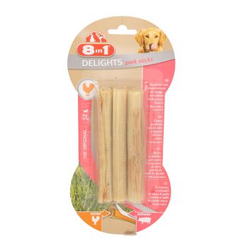 8IN1 PORK DELIGHTS PATYCZKI Z MIĘSEM WIEPRZOWYM 3 SZT. T122135