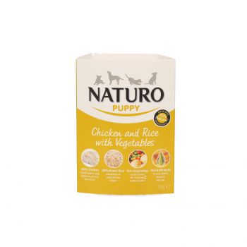 NATURO PUPPY GRAIN FREE KURCZAK ZIEMNIAKI I WARZYWAMI 150G