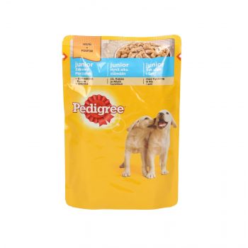 PEDIGREE SASZETKA 100G JUNIOR Z KURCZAKIEM W GALARECIE