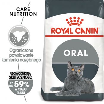 ROYAL CANIN Oral Care karma sucha dla kotów dorosłych, redukująca odkładanie kamienia nazębnego 8 KG
