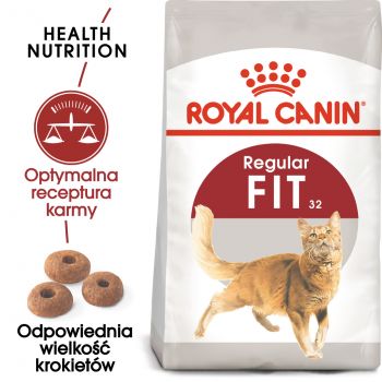 ROYAL CANIN FIT karma sucha dla kotów dorosłych, wspierająca idealną kondycję 4 KG