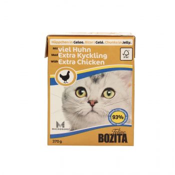 BOZITA FELINE KARTONIK 370G KAWAŁKI W GALARECIE Z SIEKANYM KURCZAKIEM 64917