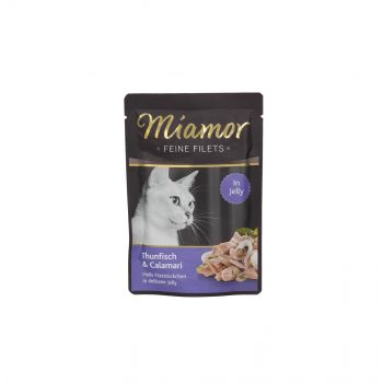 MIAMOR FEINE FILETS TUŃCZYK/KALMARY SASZETKA 100G 74076