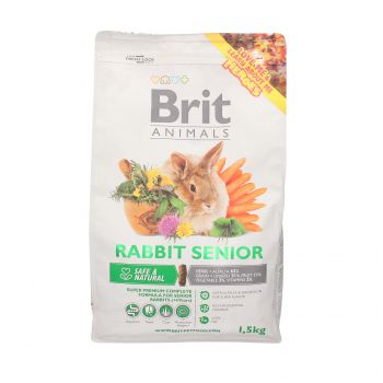 BRIT ANIMALS KARMA PEŁNOPORCJOWA DLA KRÓLIKA SENIORA 1,5KG