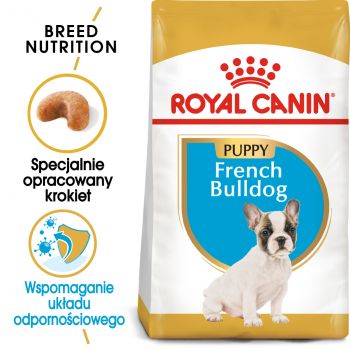 ROYAL CANIN FRENCH BULLDOG PUPPY KARMA SUCHA DLA SZCZENIĄT DO 12 MIESIĄCA, RASY BULLDOG FRANCUSKI 10 KG