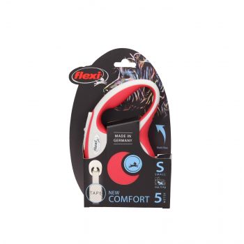 FLEXI NEW COMFORT S TAŚMA 5M CZERWONA   464446RGE