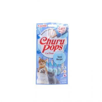 INABA CAT CHURU POPS TUNA RECIPE 4X15G EU711