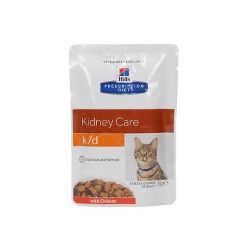 HILL'S PD FELINE K/D KIDNEY CARE KURCZAK 85G SASZETKA