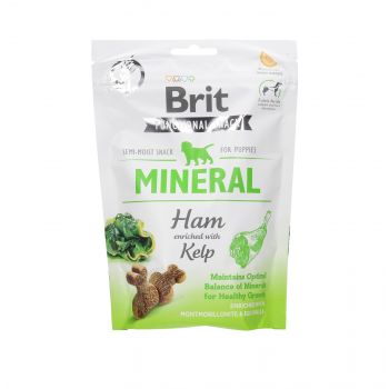 BRIT CARE DOG FUNCTIONAL SNACK MINERAL HAM PUPPY 150G