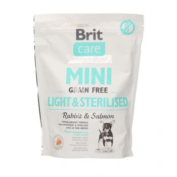 BRIT CARE MINI GRAIN FREE LIGHT&STERILISED 400G