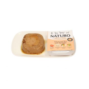 NATURO ŁOSOŚ Z RYŻEM I WARZYWAMI 400G