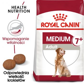 ROYAL CANIN Medium Adult 7+ karma sucha dla psów starszych od 7 do 10 roku życia, ras średnich 15 KG